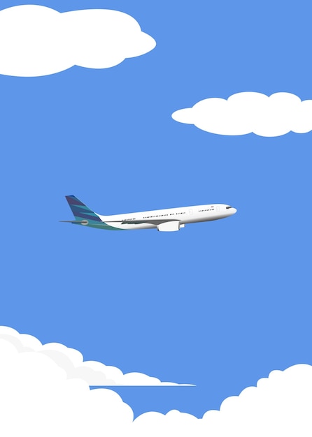Vliegtuig in de lucht