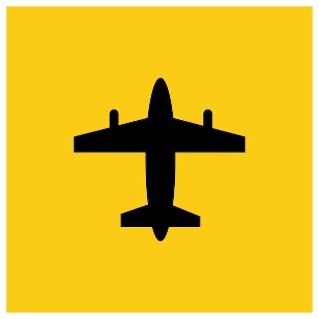 Vector vliegtuig logo sjabloon vector illustratie pictogram ontwerp vliegtuig pictogram vector