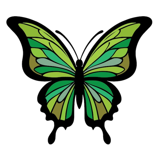 Vlinder vector logo icoon silhouet illustratie kunst ontwerp symbool grafische doodle kunst