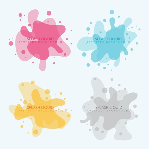 Vloeibaar abstract achtergrond grafisch element eps 10 gratis vector