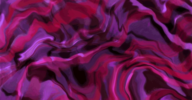 Vloeibare banner ontwerp vector. Abstracte roze en paarse golfachtergrond