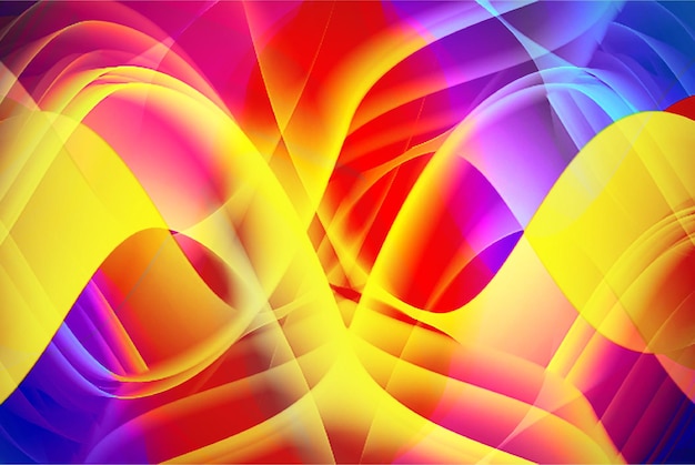 Vloeibare kleur creatieve abstracte gradiënt kleurrijke hd wallpaper golvende vloeistof achtergrond ontwerp vector sjabloon