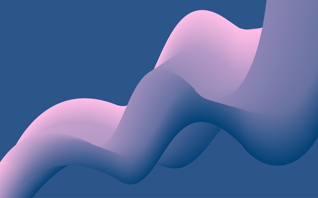 Vloeibare kleur heldere abstracte achtergrond met gradiëntgolven Vloeiend achtergrond vectorontwerp