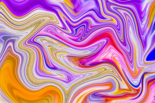 Vloeibare marmering verf textuur achtergrond vloeistof schilderij abstracte textuur