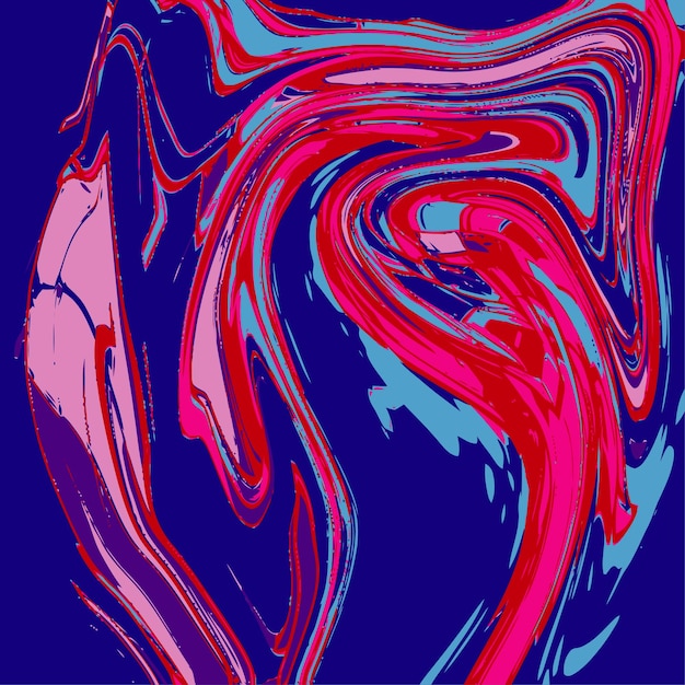 vloeibare ontwerpillustratie