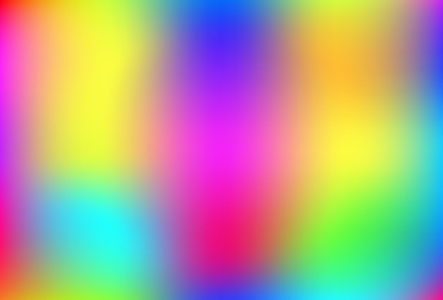 Vloeiende en wazige kleurrijke achtergrond met verloopnet Moderne heldere regenboogkleuren Gemakkelijk bewerkbare zachte gekleurde vectorbannermalplaatje