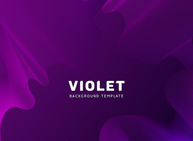 Vloeiende moderne ultraviolet poster sjabloon. Aabstract geometrische achtergrond met mix paarse ontwerpkleur.