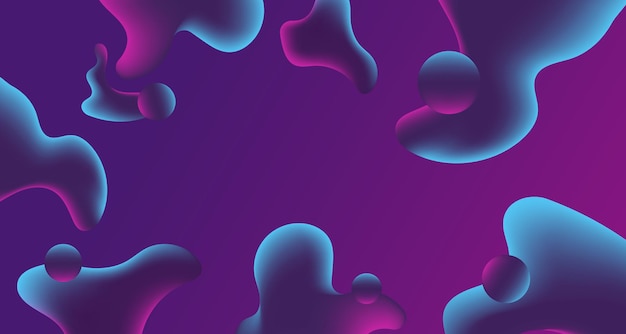Vloeistof abstracte achtergrond Kleurige vloeistof vorm samenstelling