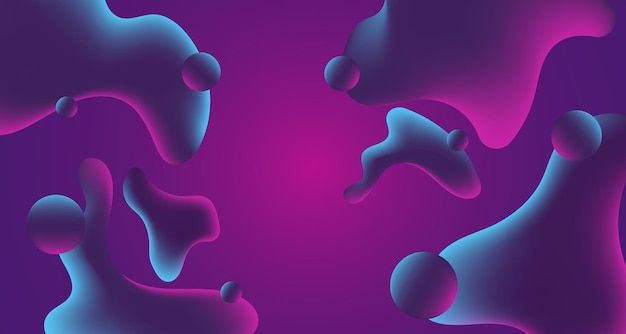 Vloeistof abstracte achtergrond Kleurige vloeistof vorm samenstelling