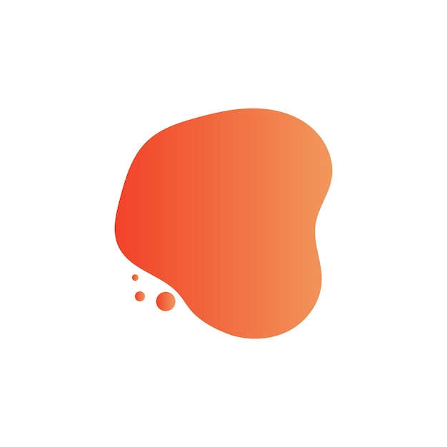 Vloeistof abstracte vorm element vector ontwerp sjablonen eenvoudig en modern