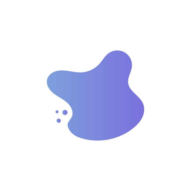 Vloeistof abstracte vorm element vector ontwerp sjablonen eenvoudig en modern