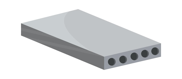 Vloerplaat Bouw Industrie Vector illustratie