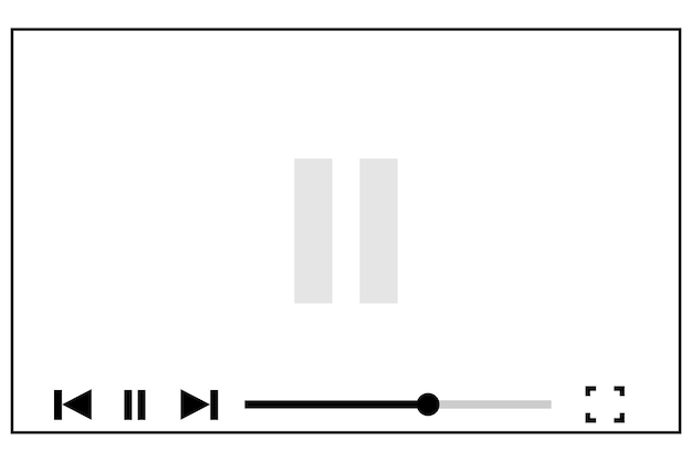Vlog Video Frame Sticker Design