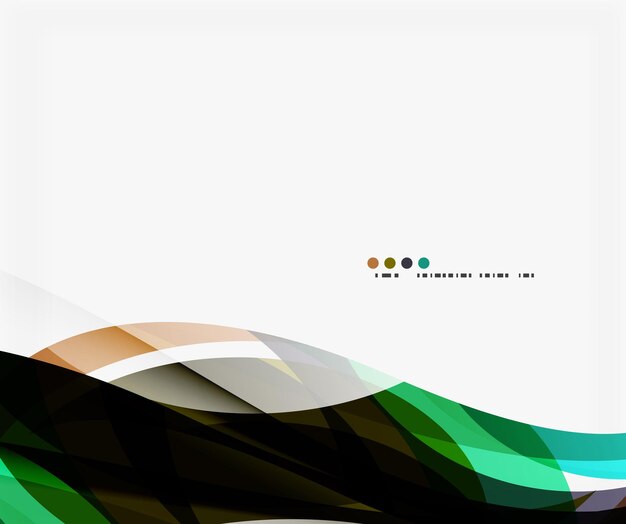 Vlotte elegante golf vectorachtergrond