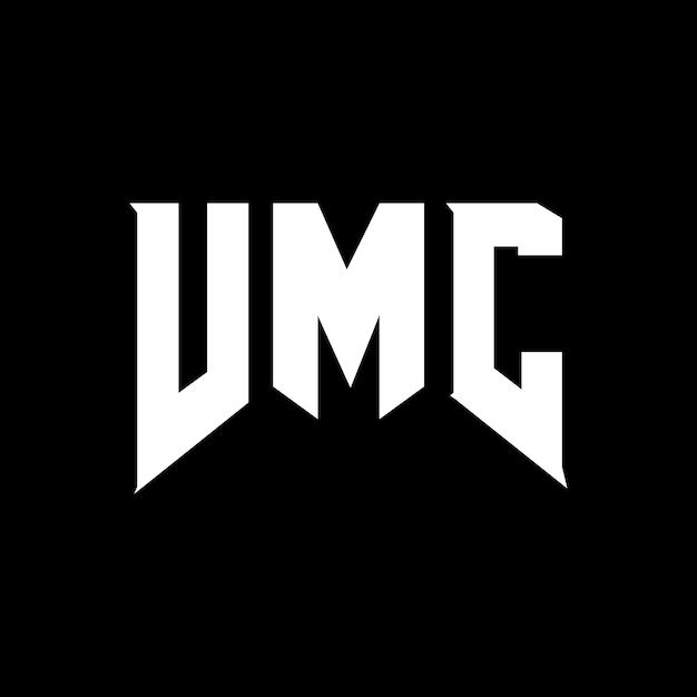 VMC letter logo ontwerp voor technologiebedrijf VMC logo ontwerp zwarte en witte kleurencombinatie VMC logo VMC vector VMC ontwerp VMC icoon VMC alfabet VMC typografie logo ontwerp