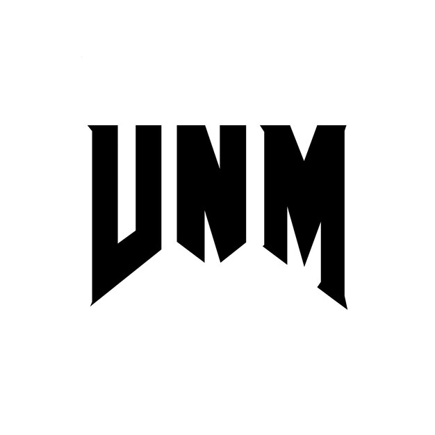기술 회사 VNM의 글자 로고 디자인, 블랙 앤 화이트 컬러 조합, VNM 로고, VNM 터, VNM 아이콘, VNM 알파, VNM 타이포그래피 로고 디자인
