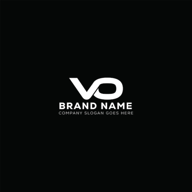 VO letter logo ontwerp VO bedrijf en onroerend goed monogram logo vector sjabloon