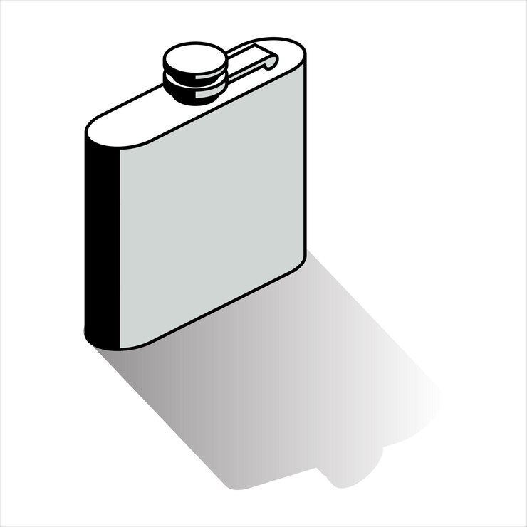 Vector a vodka bottle