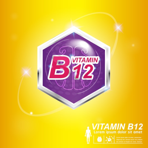 Voeding Vitamine B12-concept