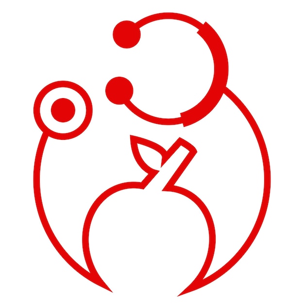 Voedingsdeskundige Icon Red Health Life