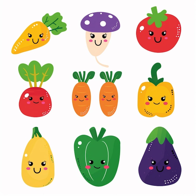 voedingsillustratie gezonde vegetariër groente vegan vector biologische wortel verse tomaten f