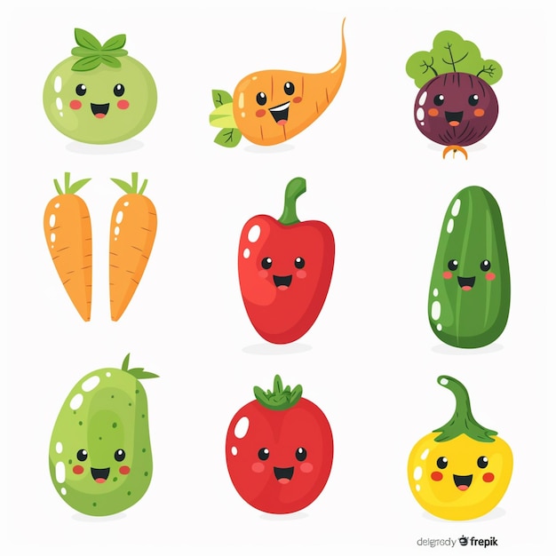 voedingsillustratie gezonde vegetariër groente vegan vector biologische wortel verse tomaten f