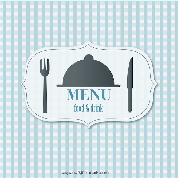 Voedsel menu retro vector