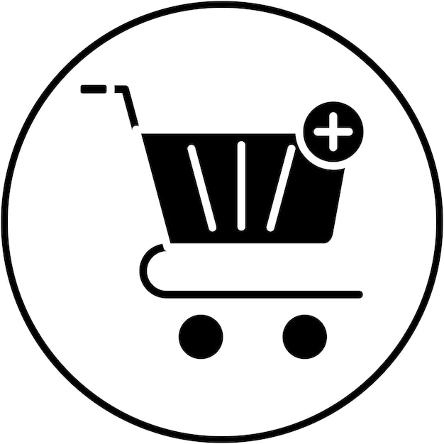 Voeg vectorpictogram toe aan winkelwagentje Kan worden gebruikt voor Shopping en E-commerce pictogram