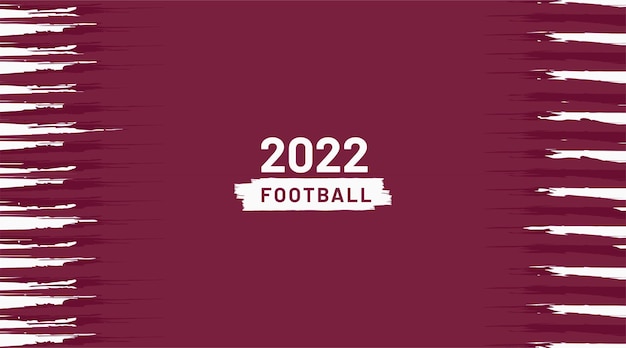 Vector voetbal 2022 toernooi beker achtergrond