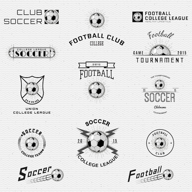 Voetbal badges logo's
