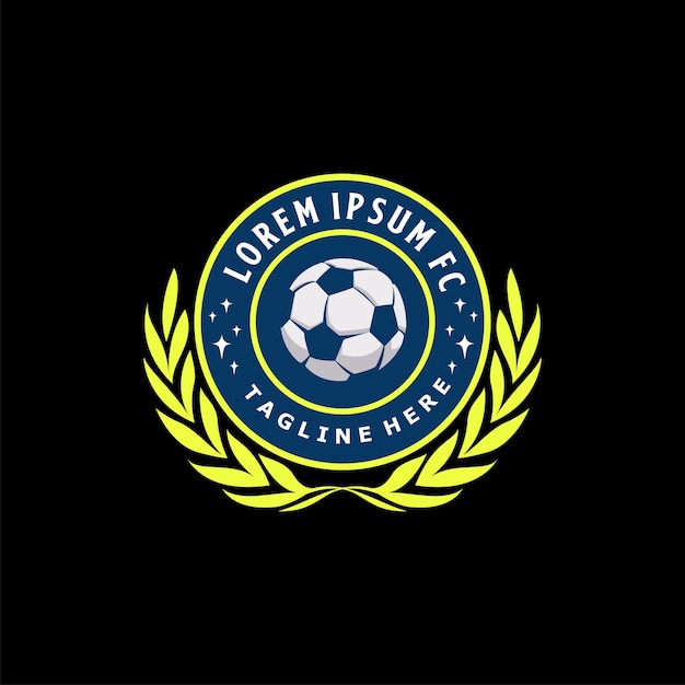 VOETBAL CLUB LOGO SJABLOON