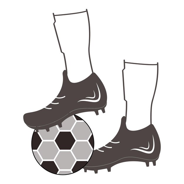 voetbal icoon vector