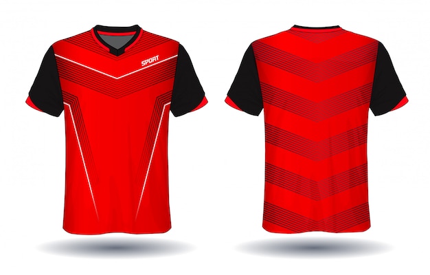 Voetbal jersey template.sport t-shirt design.