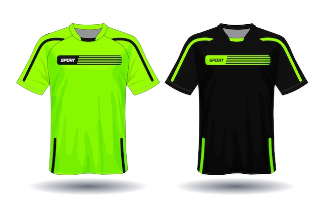 Voetbal jersey template.sport t-shirt design.