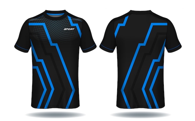 Voetbal jersey template.sport t-shirt design.