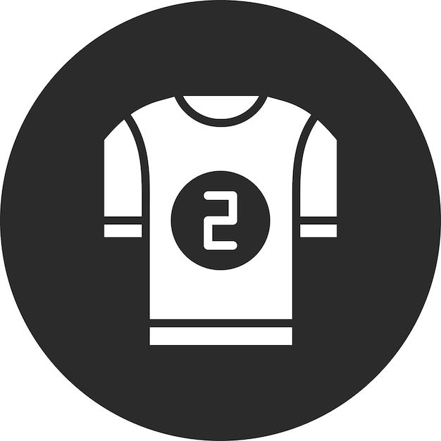 Vector voetbal jersey vector icoon illustratie van sport icoon set