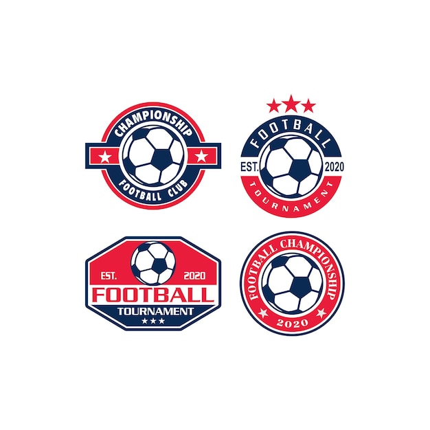 Voetbal logo sport logo vector