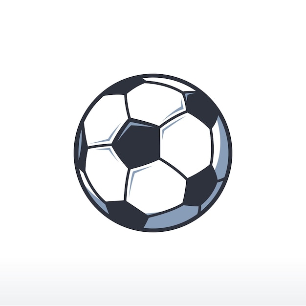 Voetbal pictogram logo sjabloon voetbal logo symbool