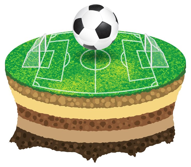 Vector voetbal poster