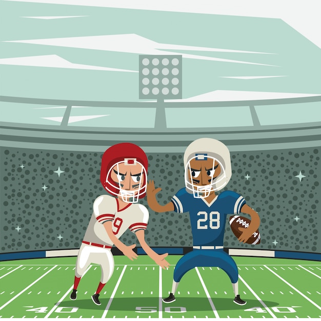 Voetbal sport kampioenschap toernooi cartoon
