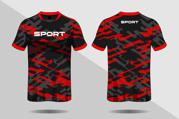 voetbal sport mockup specificatie esports gaming jersey sjabloon