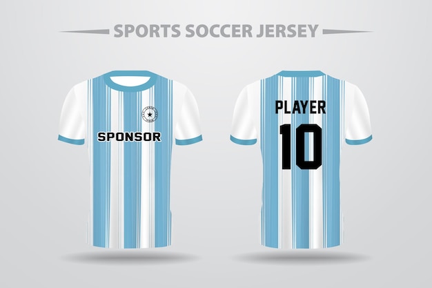 Voetbal Sports Jersey-ontwerp voor Team