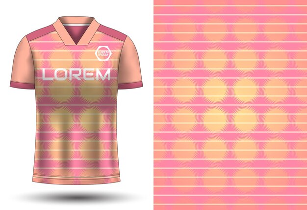 Voetbal sportshirt jersey ontwerpsjabloon 19