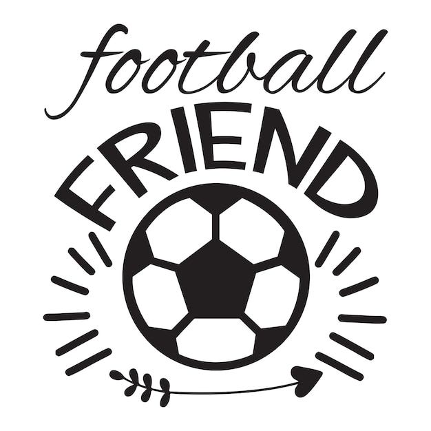 Voetbal t-shirt ontwerp vector bestand