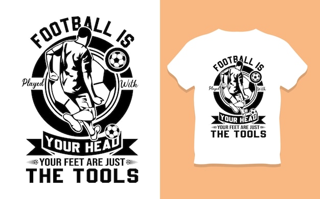 Voetbal t-shirt ontwerp