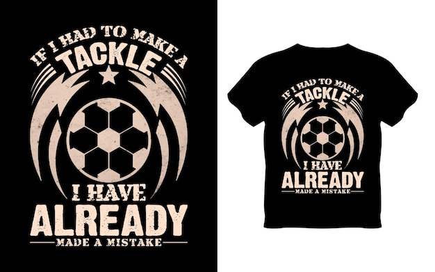 Voetbal t-shirt ontwerp