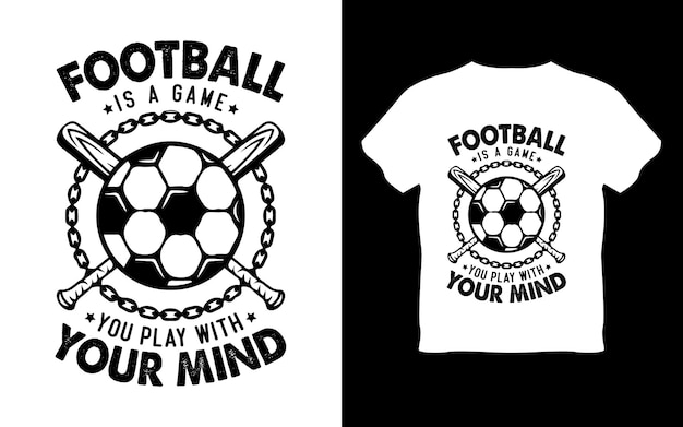 Voetbal t-shirt ontwerp