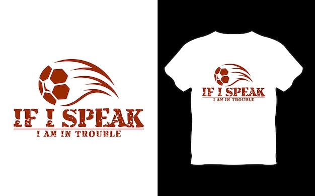 Voetbal t-shirt ontwerp