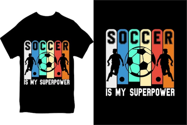 voetbal Typografie t-shirt ontwerp Voetbal Vector t-shirt design Vintage sport voetbal t-shirt ontwerpen