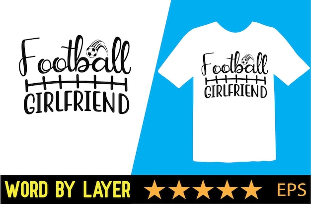 Vector voetbal vector t-shirt ontwerp